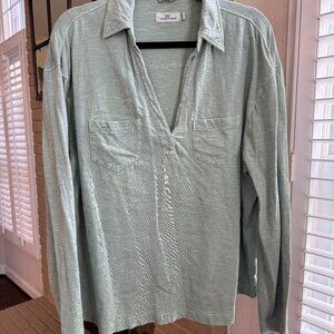 Vineyard Vines Cotton Popover Surf Polo